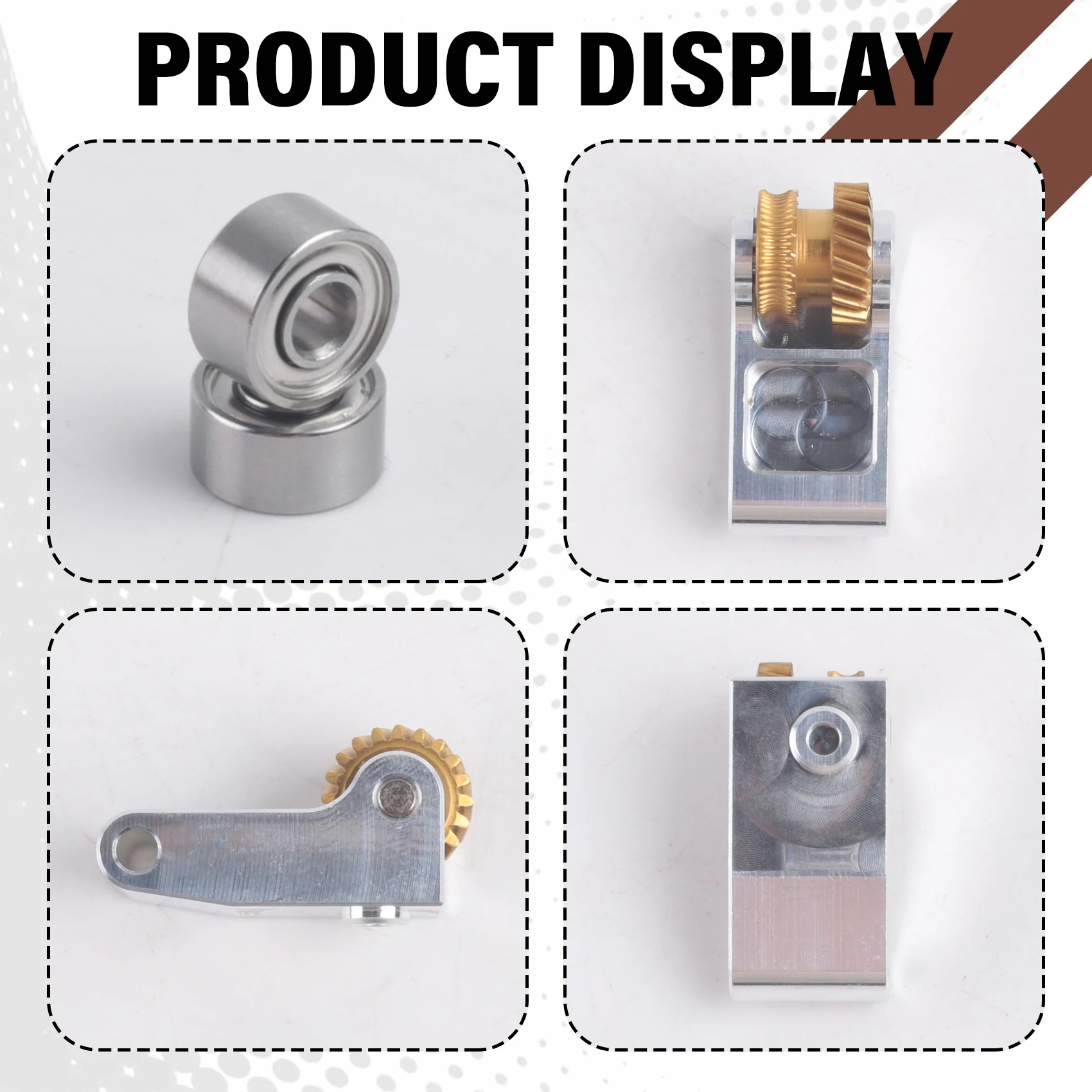 useful For Bambu Lab X1/X1C/P1P/P1S Extruder Hardened Steel Gear Self-Lubricating Properties All Metal Gears 3D Printer Parts