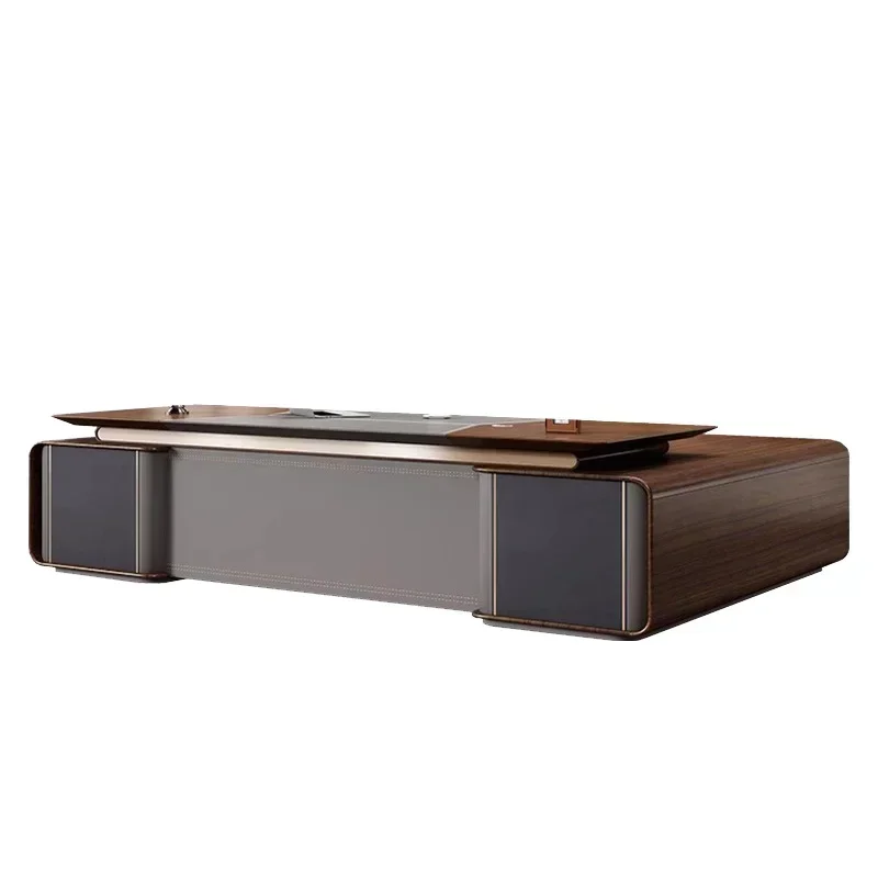 

Минималистичный компьютерный бюро, мебель для отеля, китайский верстак, офисный стол, L-образная форма, винтажная консоль, рабочие столы, ящики, игровой стол