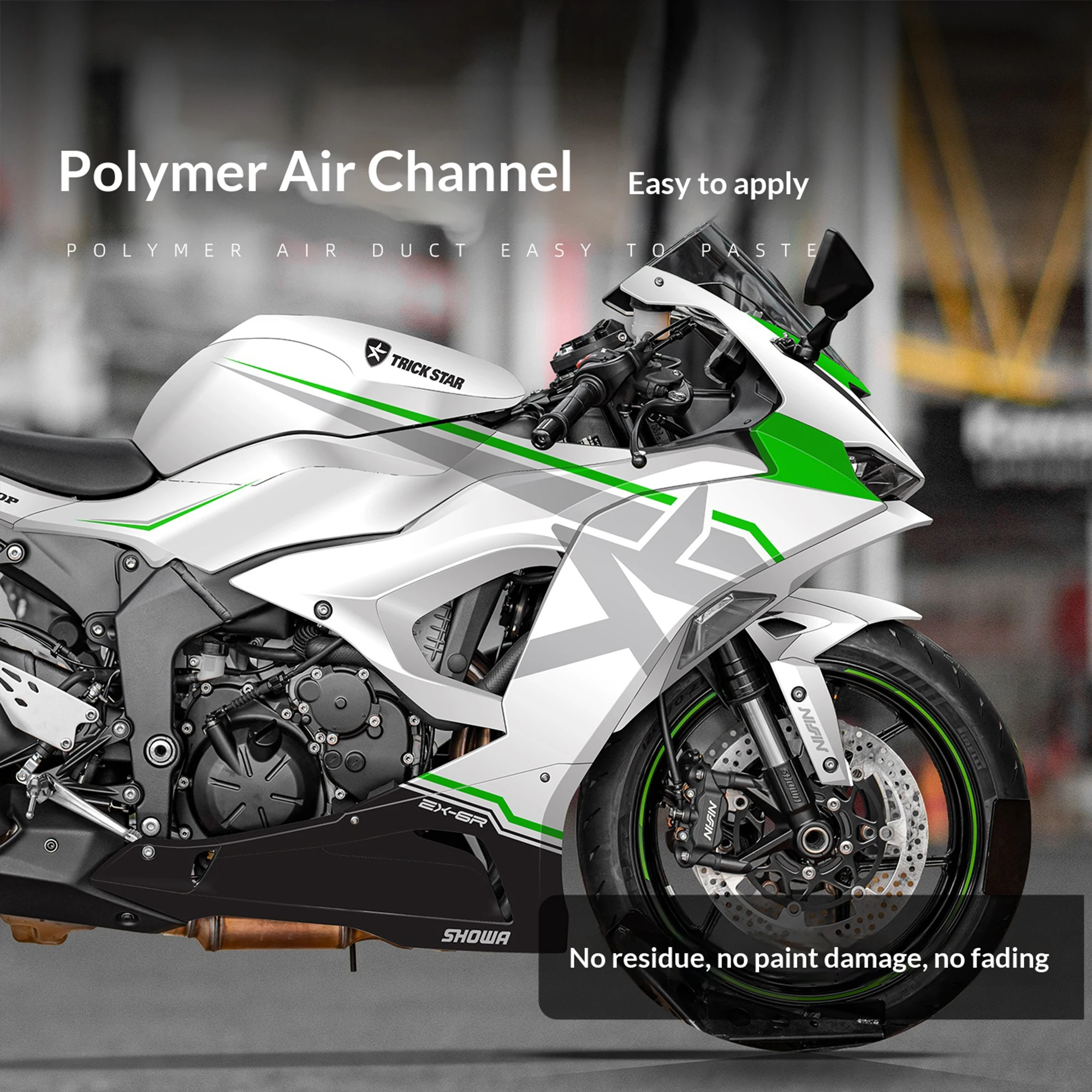 

Compatible With Kawasaki Ninja ZX-6R 2024 2026 Motorcycle Full Body Decals Stickers Waterproof Sunscreen Anti-Scratch Decorative