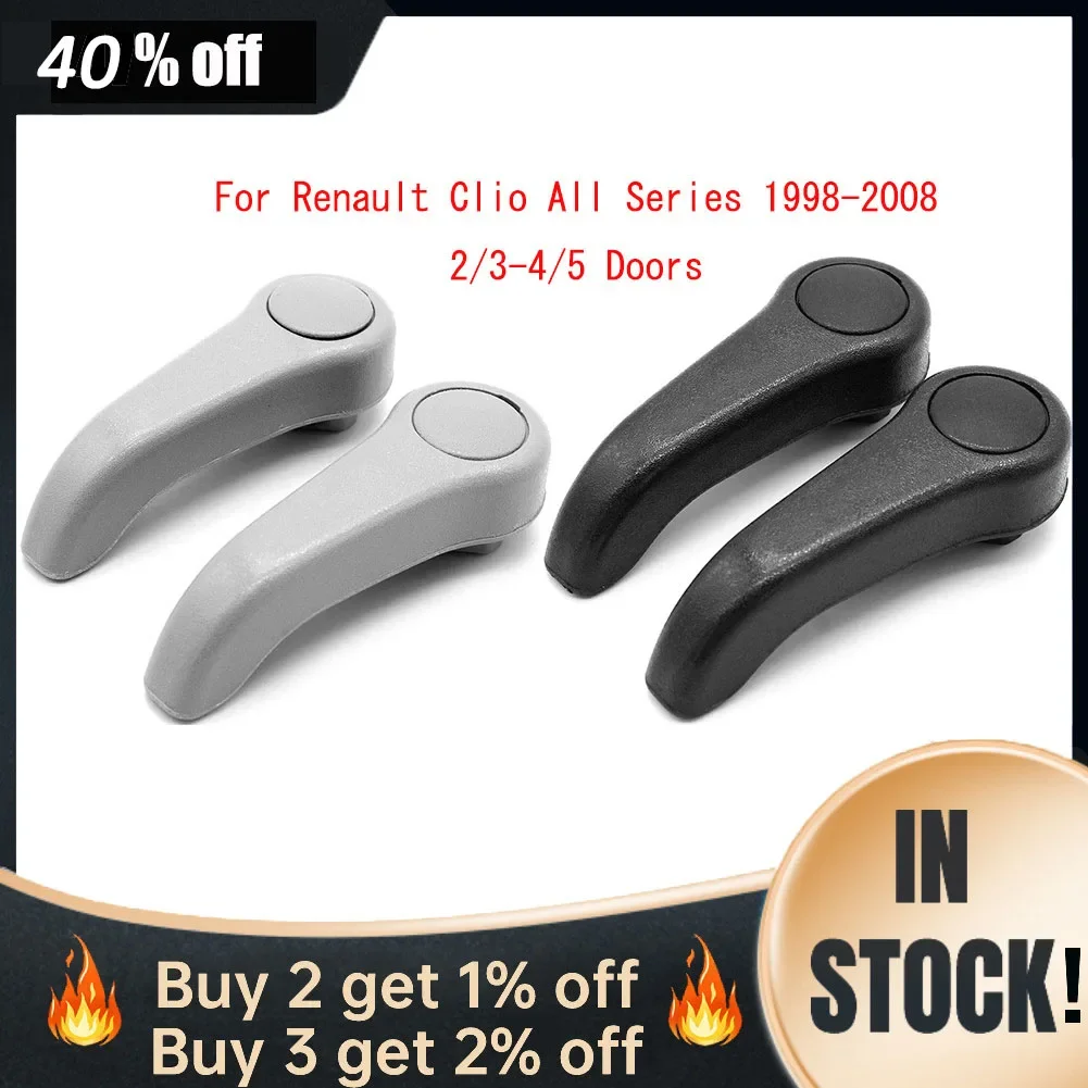 1/2 Sets Adjustable Seat Lever for Renault Clio Mk2 Twingo Pull Seat Handle Fit Both Side Right Left for Renault Clio Accessory