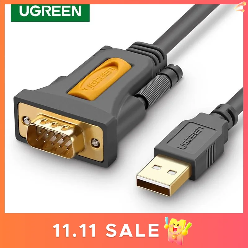 

Кабель-адаптер Ugreen с USB на RS232 COM Port Serial PDA 9 DB9 Pin Prolific pl2303 для Windows 7 8,1 XP Vista Mac OS USB RS232 COM