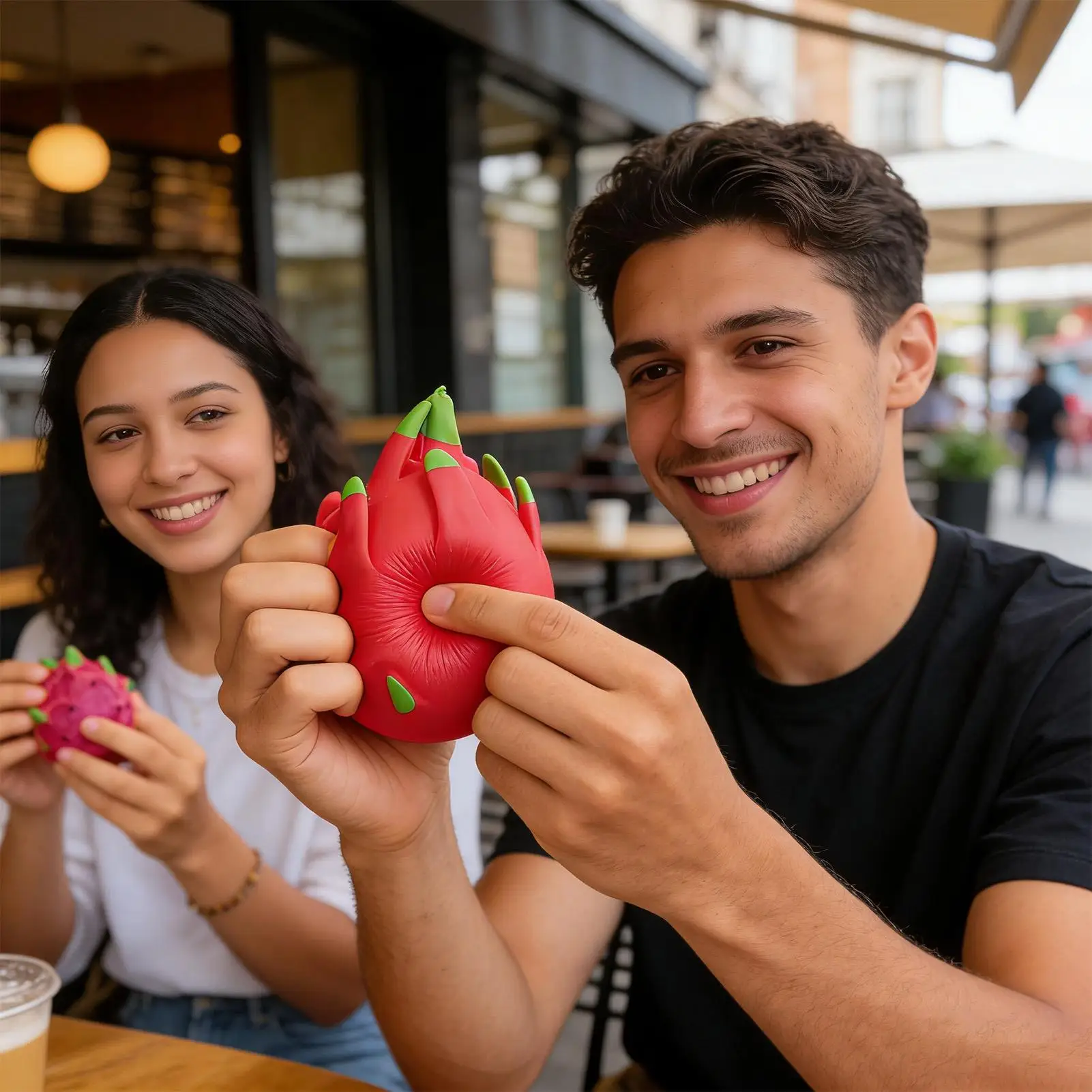 

Игрушка-антистресс в форме драконьего фрукта для дома, офиса, класса, автомобиля, путешествий, учебы, работы, медитации