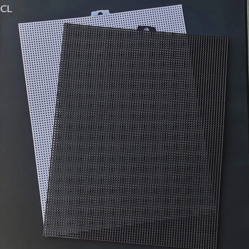 Craft Essentials 14-Pack Plastic Mesh Sheets Cross Stitching Material for DIY Embroidery