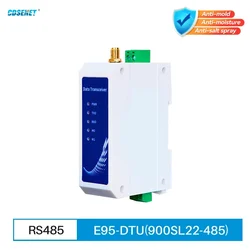 Sx1268 lora 868mhz 915mhz estação de transmissão de dados sem fio cdsenet E95-DTU (900sl30-485) rs485 30dbm 10km modbus rede de relé