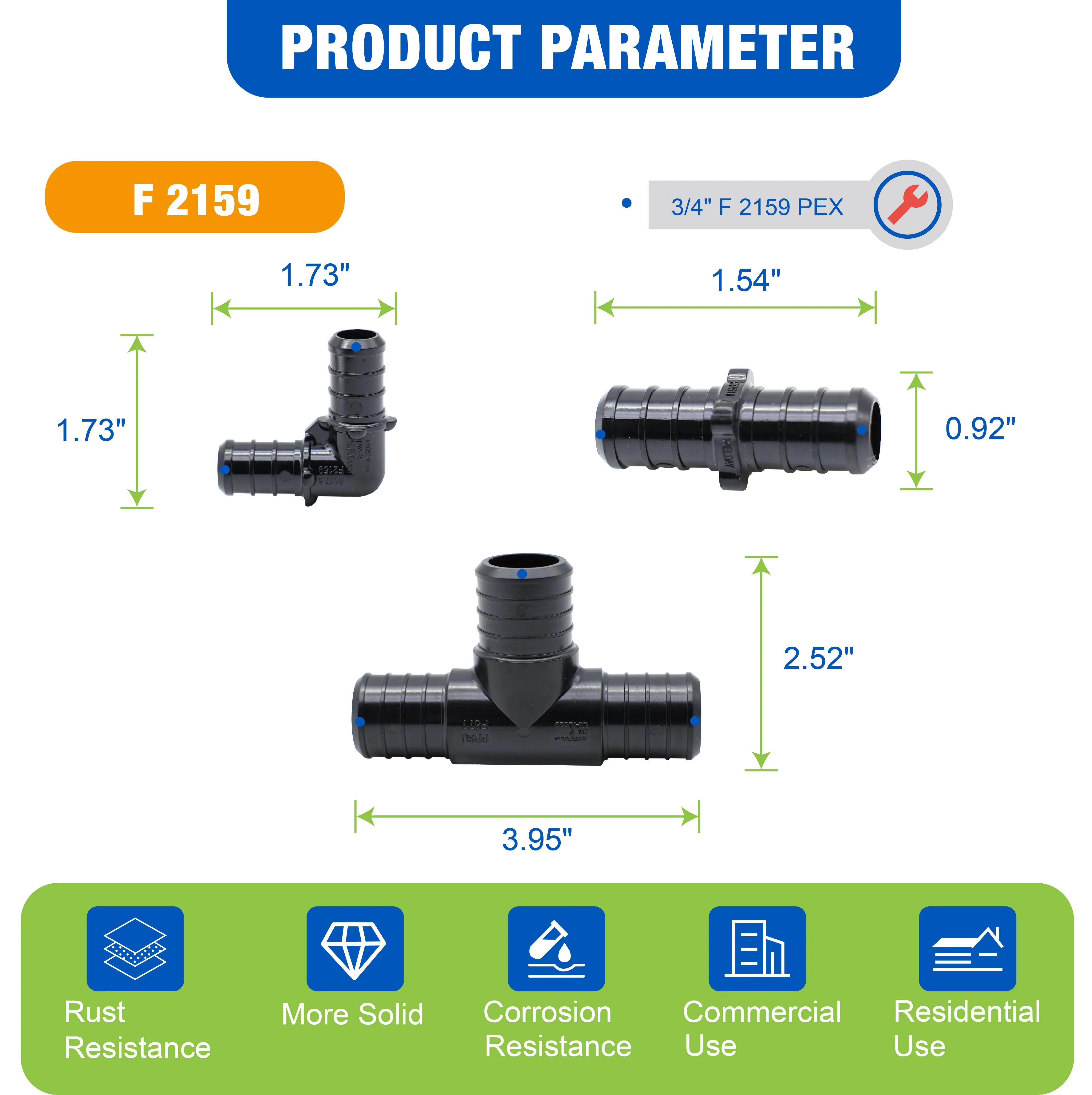 KING SMART Crimp PEX Kit 3/4