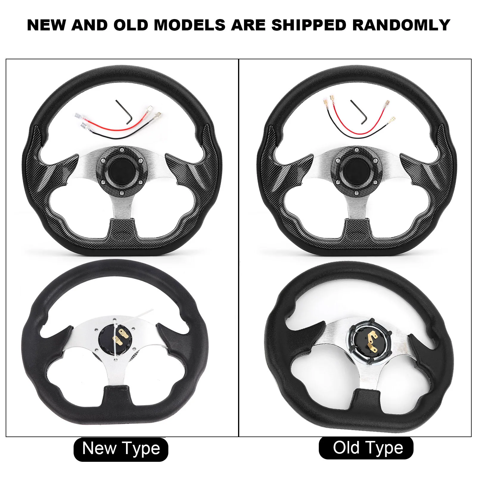 

Car Interior Modification 12.5in Racing Wheel 320MM Car Steering Wheel Carbon Racing Drift with Horn Button Upgrade Steering
