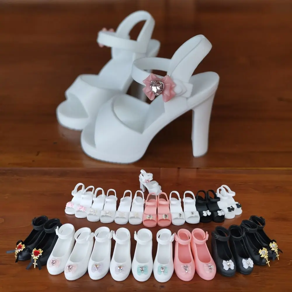 Quality 5.5*2cm Shoes High Heels Multicolors Doll Accessories Original Doll Shoes Cute Casual Sandal for 1/4 BJD 45cm Dolls