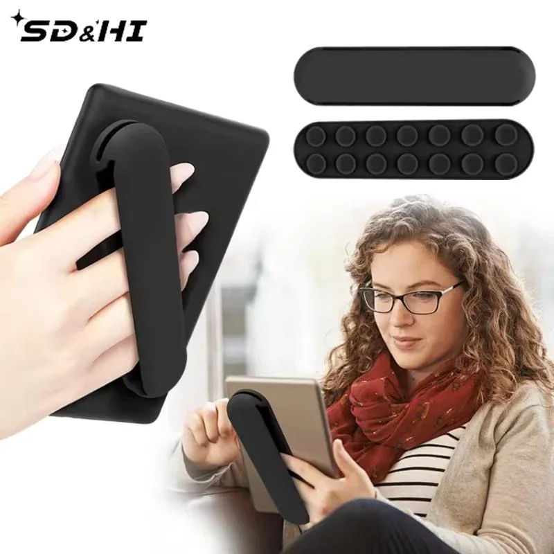 Handed Tablet & Phone Grip Single-handed With Arm Strap Non-Slip E-reader Wrist Strap Compatible