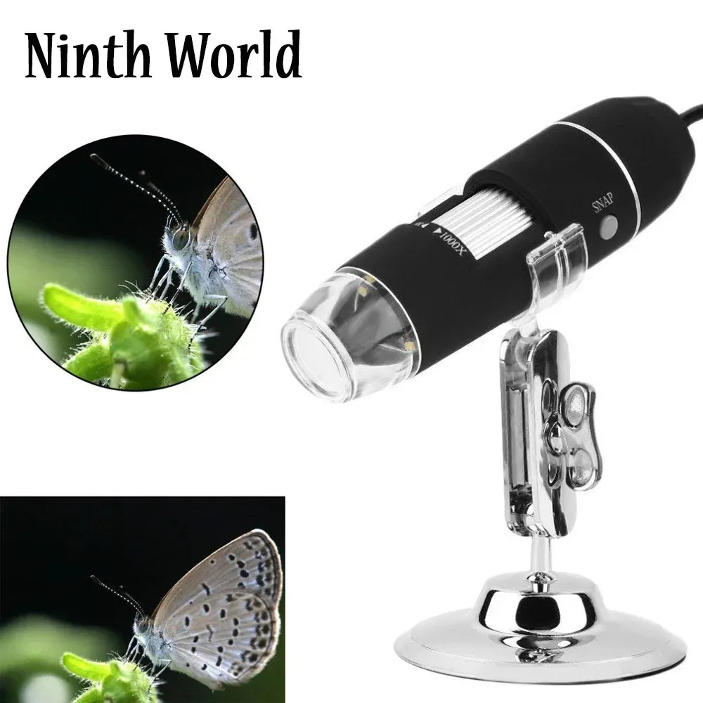 1000X Digital Microscope USB Microscope Microscopio Magnifier Electronic Microscope Stereo Endoscope Camera 0.3MP 8 LED