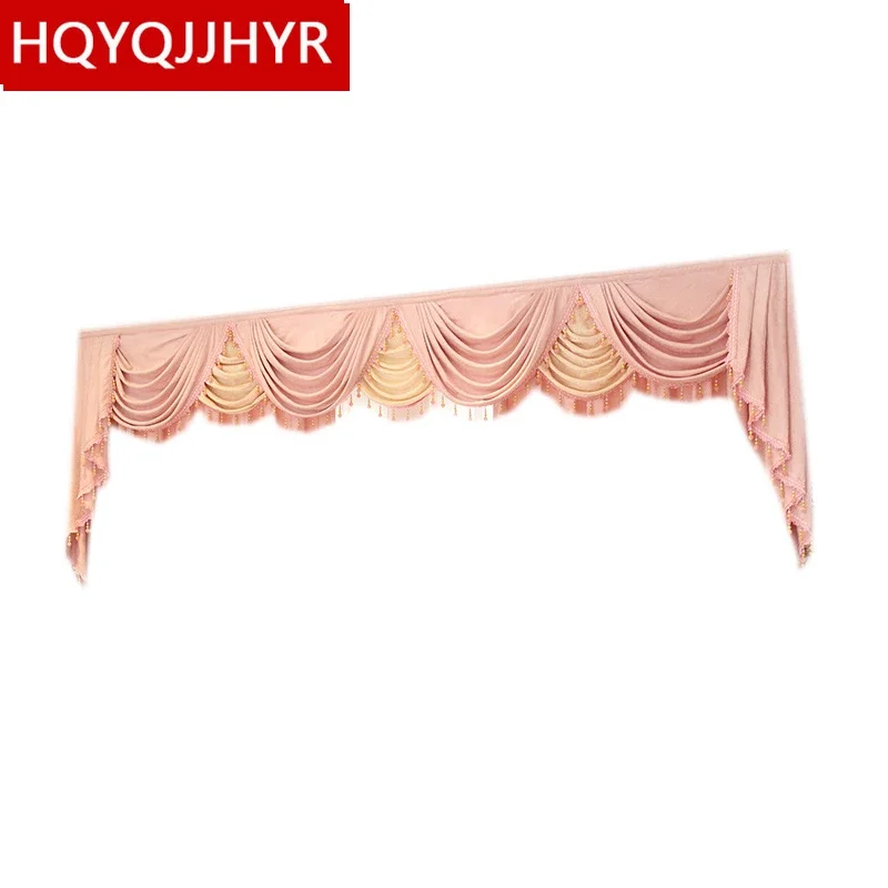 High-end Valance customization for the top decoration of the living room bedroom curtain