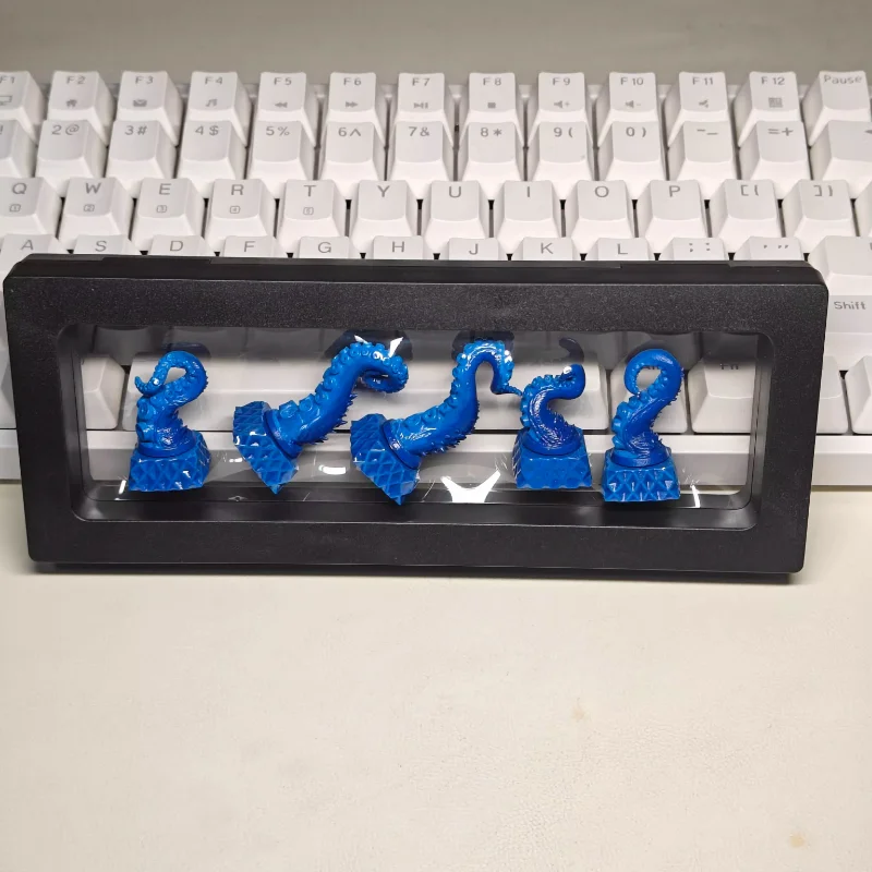 MiFuny Mutant Octopus Keycaps Niestandardowe nakładki na klawiaturę z żywicy 3D Ręcznie robione nakładki na klawisze do klawiatury mechanicznej Akcesoria Prezenty
