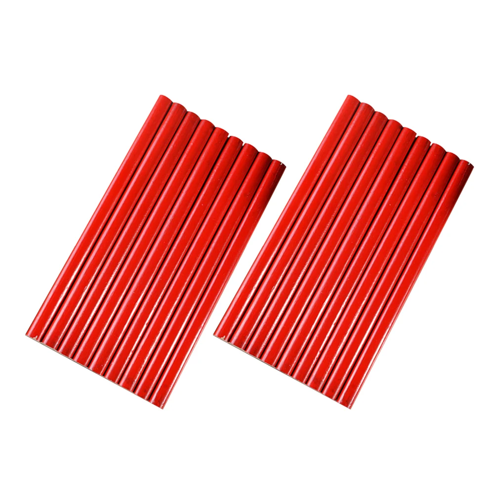 

100pcs Oval Drawing Pencil Wood Strong Comfortable Grip Non Rolling Rough Surface Marking Tool Instrument Accessory