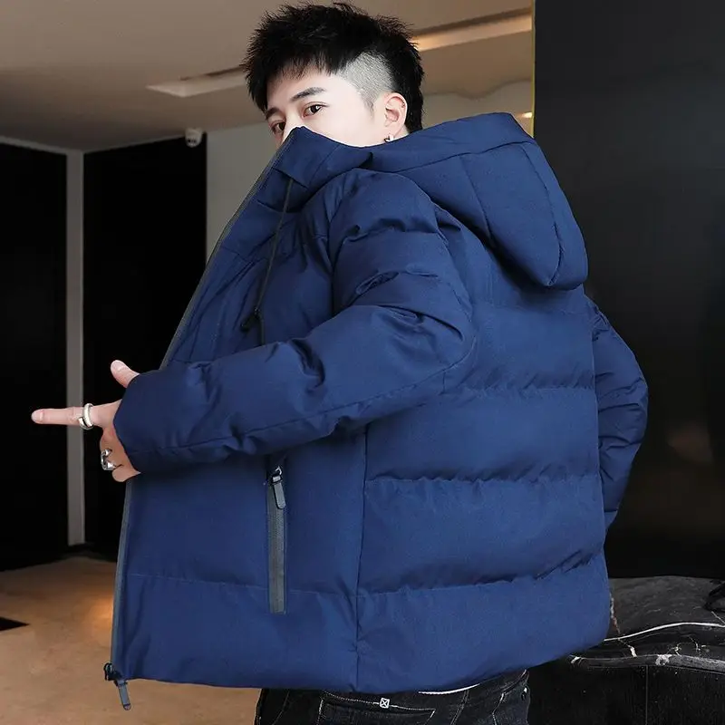 ​Men's Thermal Insulated Winter Jacket 2025 Trendy Thickened Puffer Coat Casual All Match Winter Clothing for Youth​