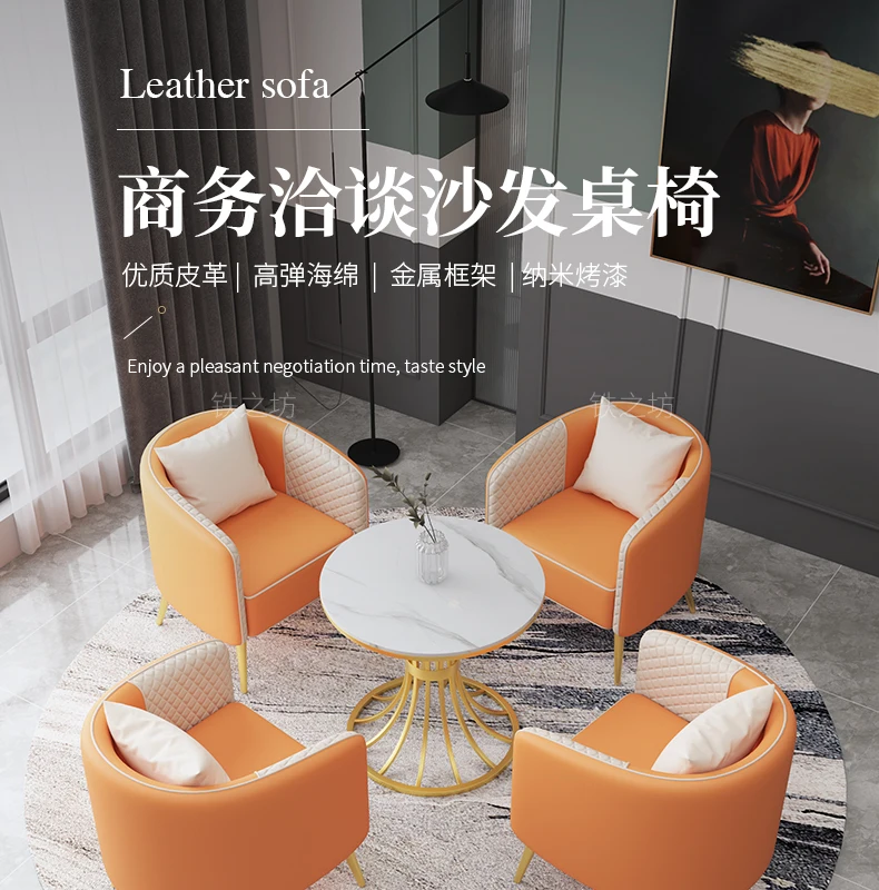 Verkaufsbüro Verhandlungen Tisch und Stuhl Luxushotel Empfangs halle Schönheits salon Ruheber eich Empfang Büro Karte Sitz Sofa