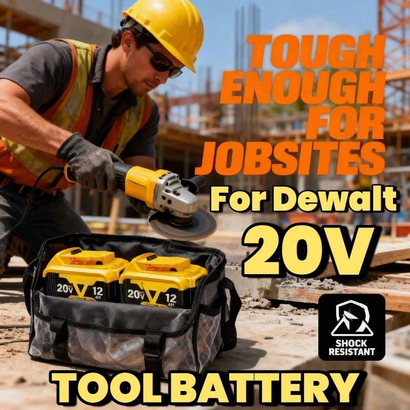 

2025 New High-power For DEWALT 20V battery, 8AH 10AH 12AH, DCB200 DCB205 DCB206 power tool battery, DHL Fast Delivery✈️
