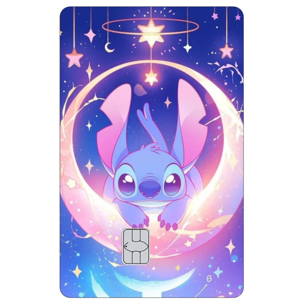 ملصقات كارتون أنيمي لبطاقة الائتمان اللطيفة غير اللامعة لبطاقة VISA JCB Mastercard وغيرها من زينة بطاقة البنك IC للفتيات