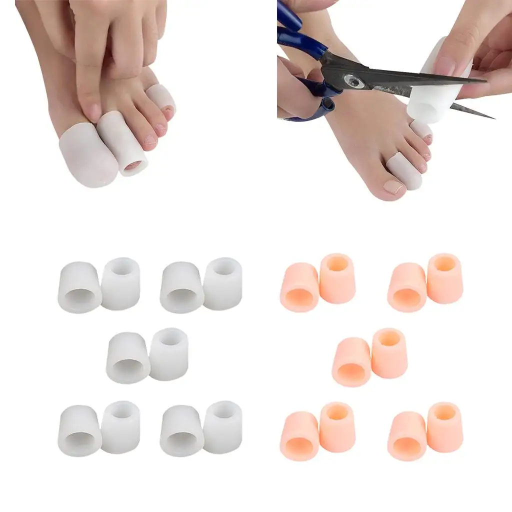 Gel Toe Guard Pad with Cushioned Protection for Bunion Relief Toe Sleeves and Callus Prevention for Walking Comfort