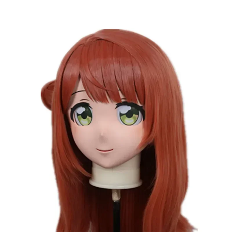 

(B82) Индивидуальная пожизненная маска для трансвеститов с корпусом, силиконовая аниме-маска кигуруми, косплей