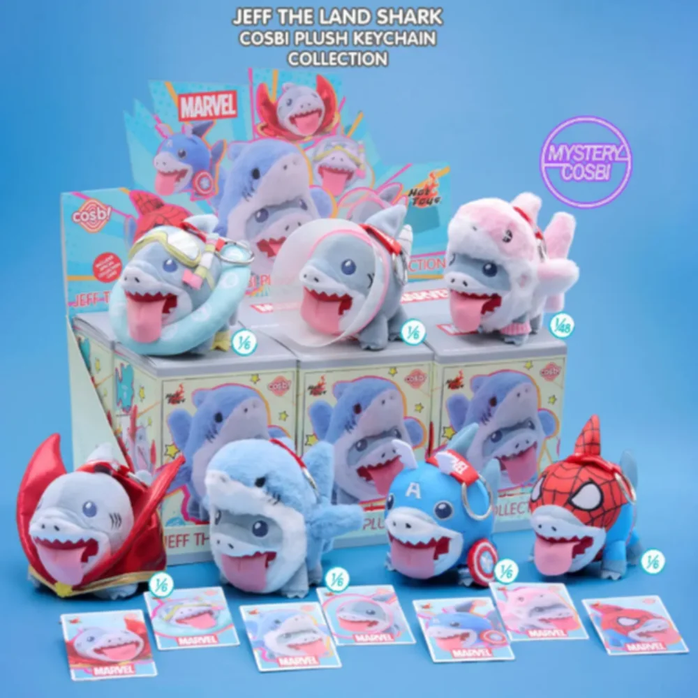 

Marvel Clash: Blind Box с фигуркой Land Shark Jeff для детей и фанатов, подарок на день рождения