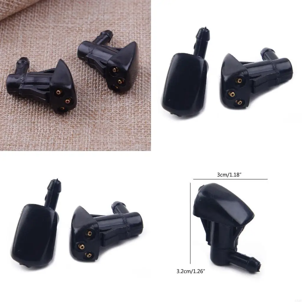 6XDF 2x Windshield Wiper Water Jet Washer Nozzles for 986302E100
