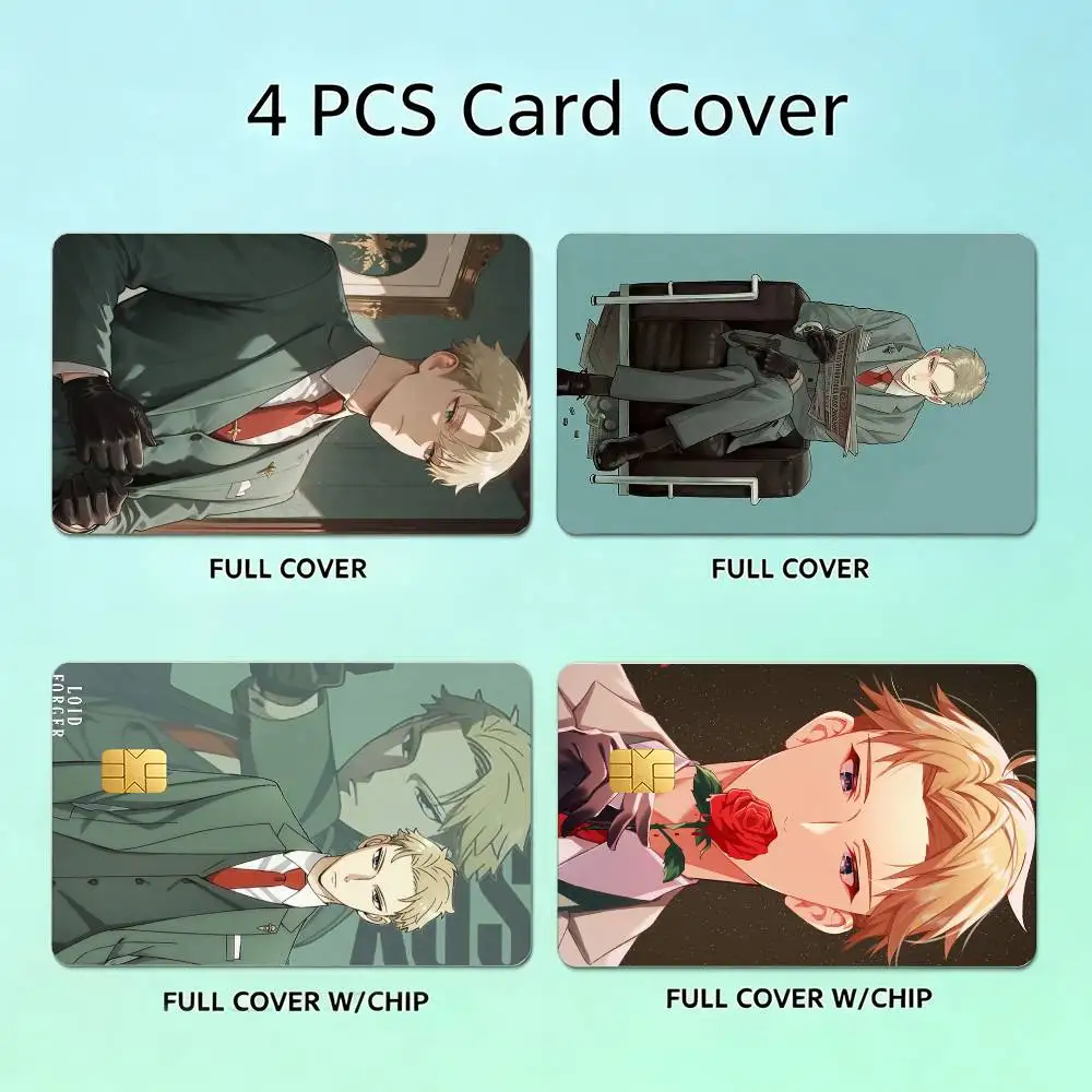 

SPY L-Loid Forger Twilight HD Waterproof Card Skins Protective Stickers for Credit Bank Game Cards