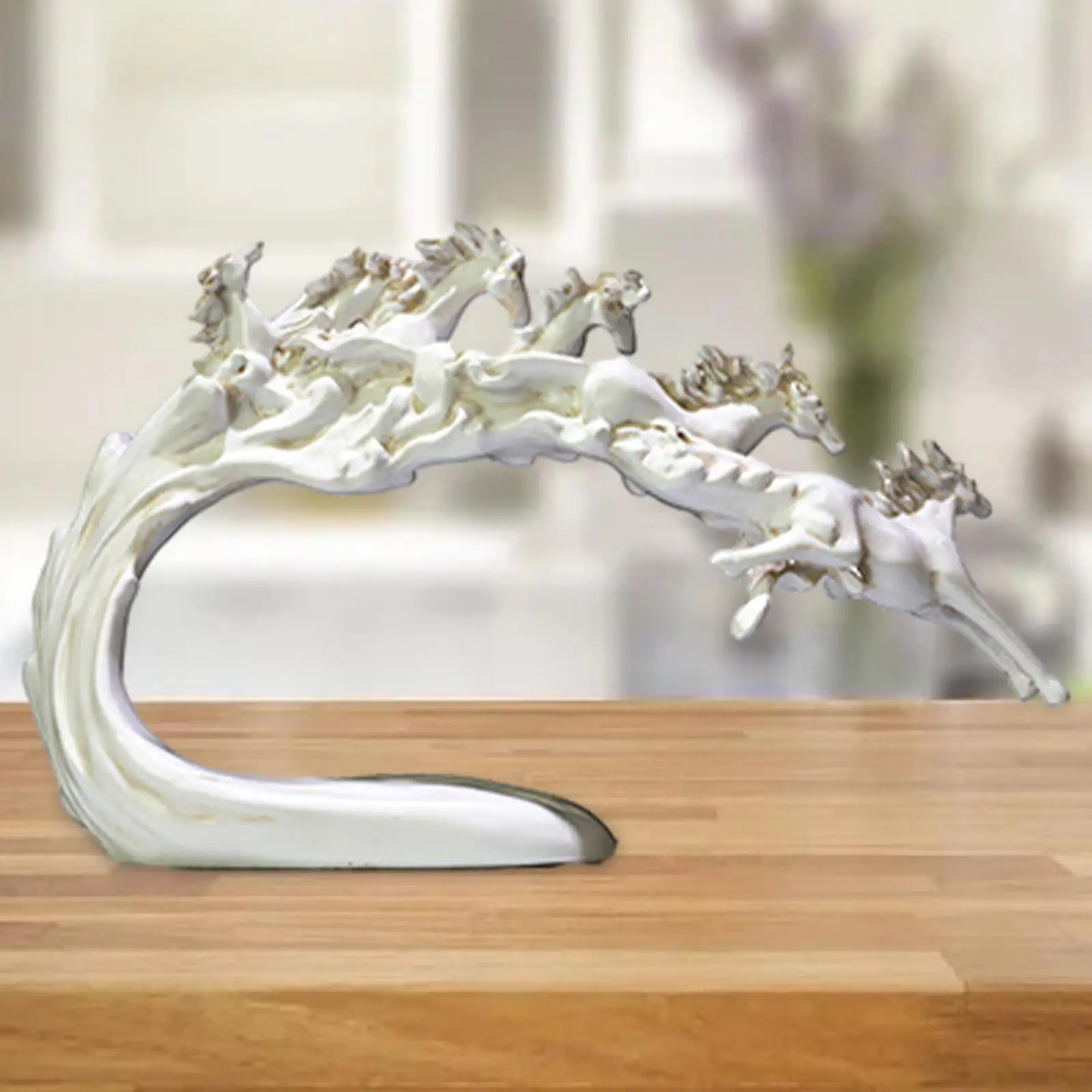 

Galloping Horse Statue, Horse Figurine, Animal Model, Creative Horse Ornament, Horse Sculpture for Dining Room Bedroom Garden