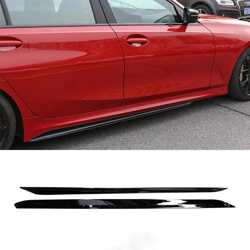 G20 ABS Side Skirt Extensions Lip for BMW New 3 Series G20 New 3 Series 320 330 340 2019 - 2025 Body Kits Side Skirts