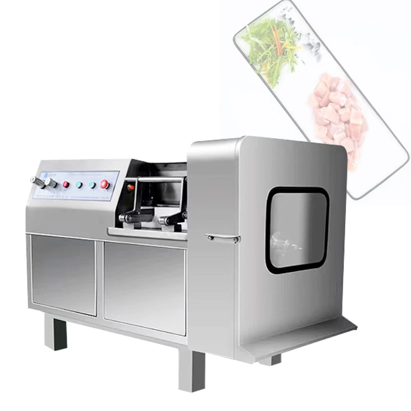 

Industrial Frozen Beef Dicer Frozen Beef Jaket Cutting Machine Frozen Chicken Meat Cube Dicer