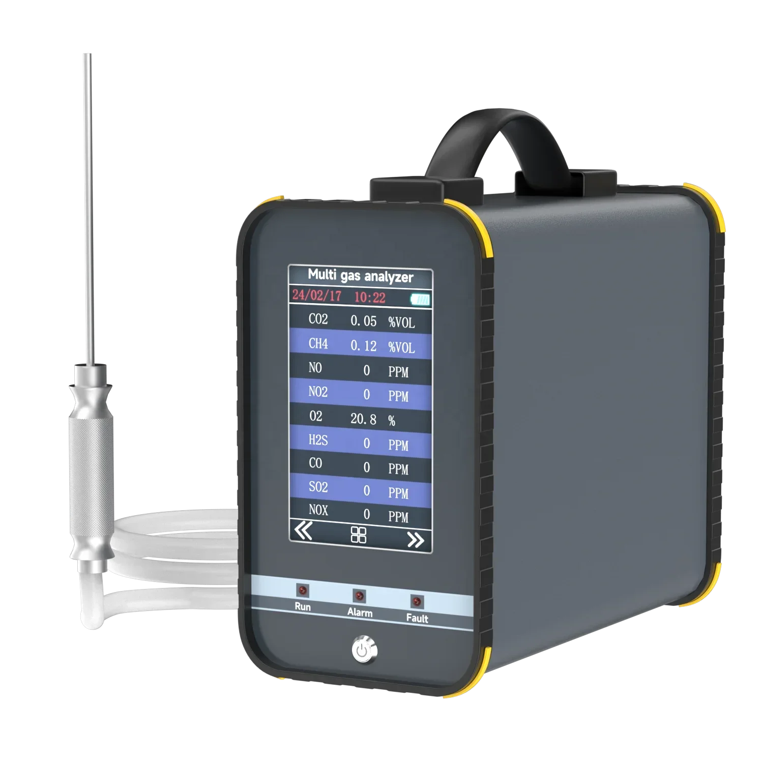 

16 in 1 Portable Flue Gas Analyzer,No2 Combustible Argon Ch4 Sf6 Methane Multi Gas Analyzers