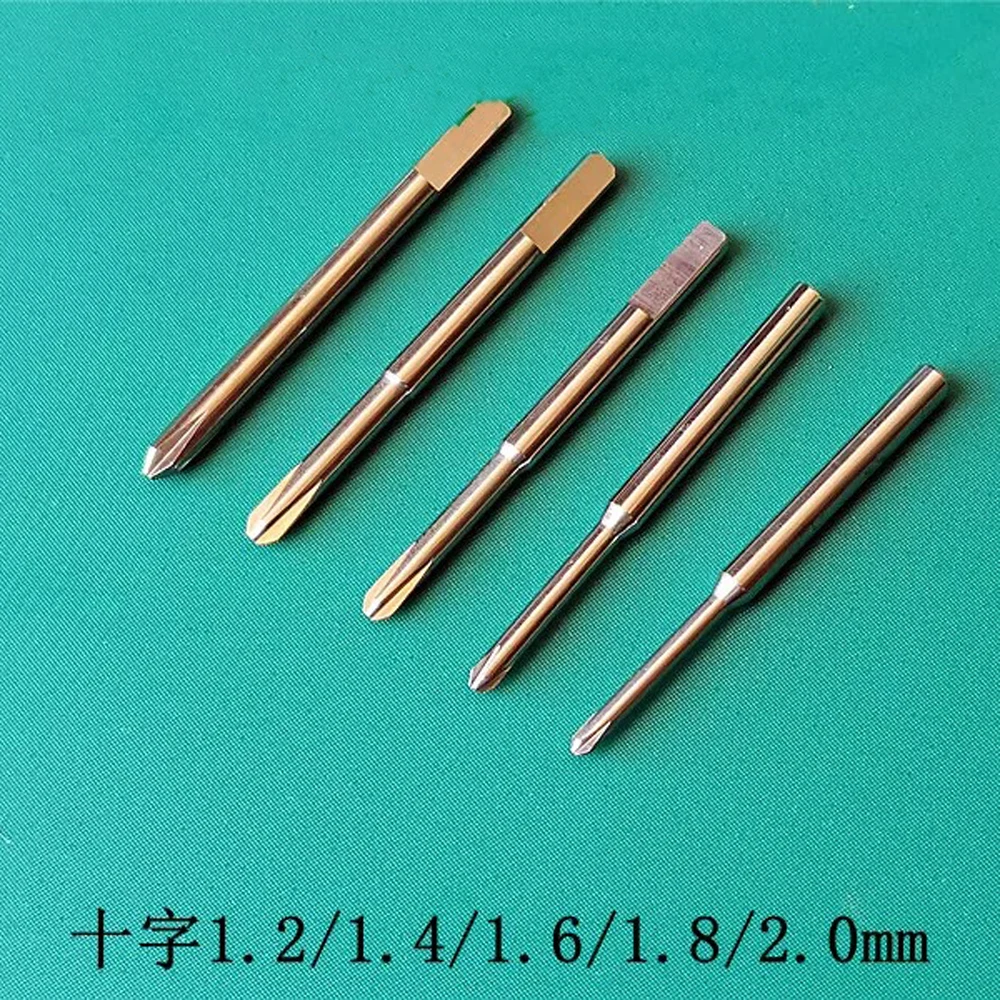 20 Stück/Set Schraubendreher-Bits 0,6 mm-3,0 mm Uhrenwartungswerkzeuge Schraubendreherkopf Gerader Schaft Flachklingen-Schraubendreher – Detail 3