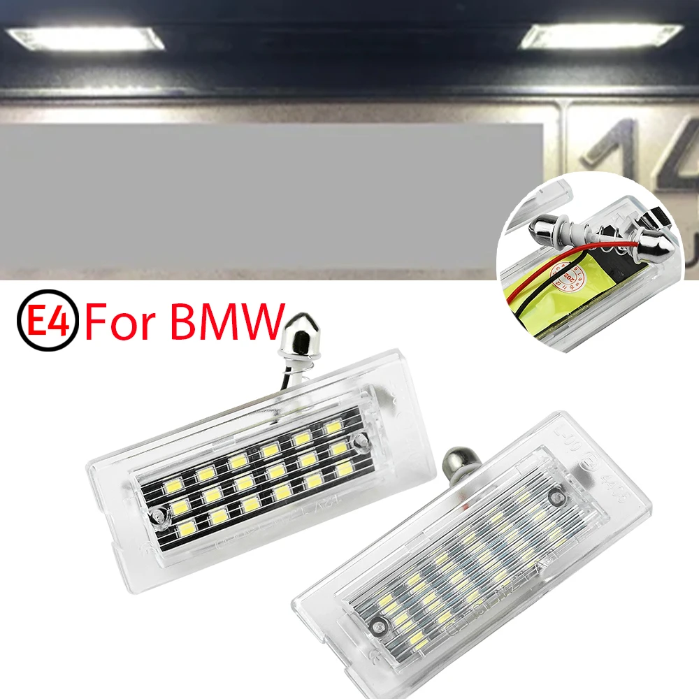Picture 7: LED License Plate Lamp 2PCS Car LED Number License Plate Light For BMW X5/E53 Pre-Facelift 2000-2006 LED License Plate Lamp