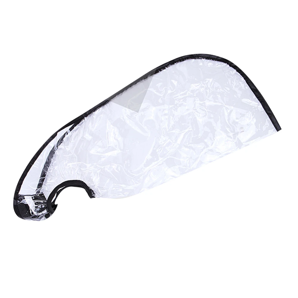 

1 шт., водонепроницаемая накидка для волос, фартук для салона, дышащая парикмахерская шаль, антипригарная эластичная защита лица, искусственная кожа для дома