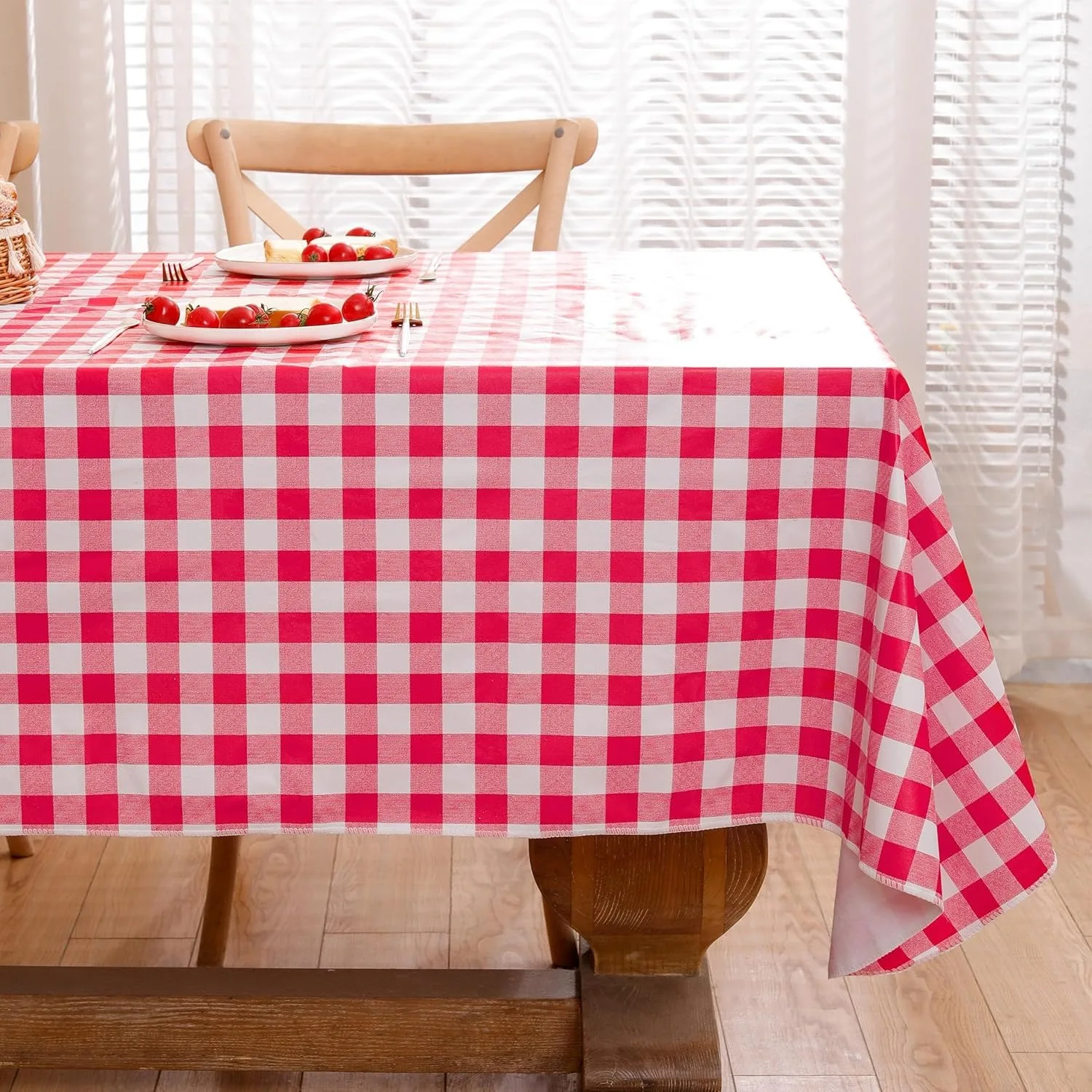 1pc of Thick And Durable Tablecloth, Easy to Wipe, Available in Rectangular Or Square Shapes, Suitable for Both Indoor And Outdo