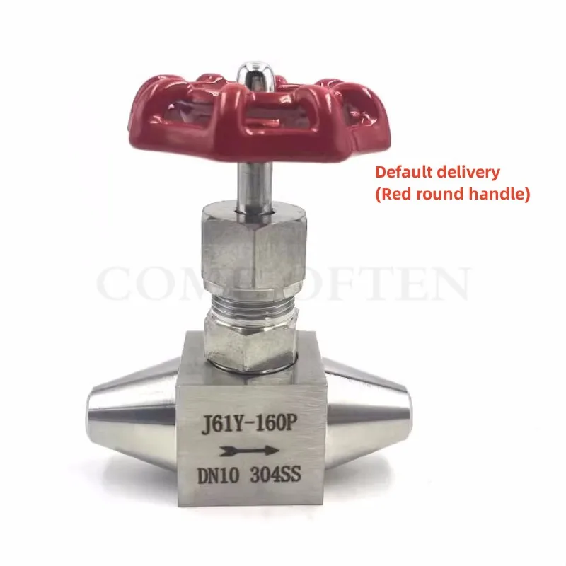 

304 Stainless Steel Globe Valve Butt Welding J61Y-160P Needle Valve Welding High Temperature G1/4” 3/8” 1/2” 3/4” G1"