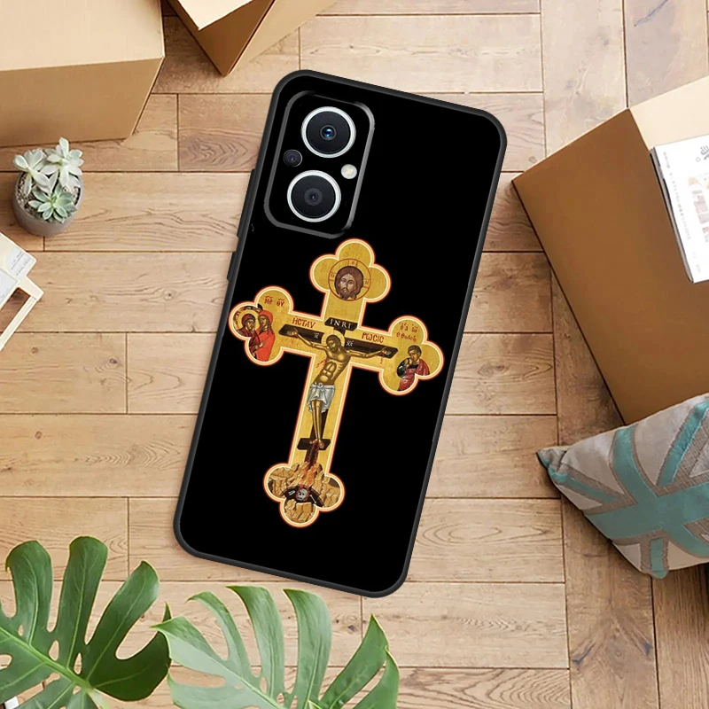 الكتاب المقدس يسوع المسيح قضية الهاتف ل ممن لهم رينو 14 13 11 12 F 10 برو 8T 7 8 لايت ممن لهم البحث X9 X8 X5 برو الغطاء الخلفي