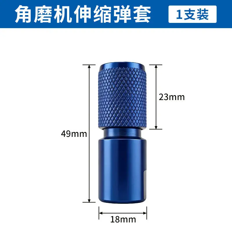 Angle Grinder Adapter M10 M14 to 1/4 Inch Hex Shank Quick Self Locking Spring Collet Conversion Chuck Tool