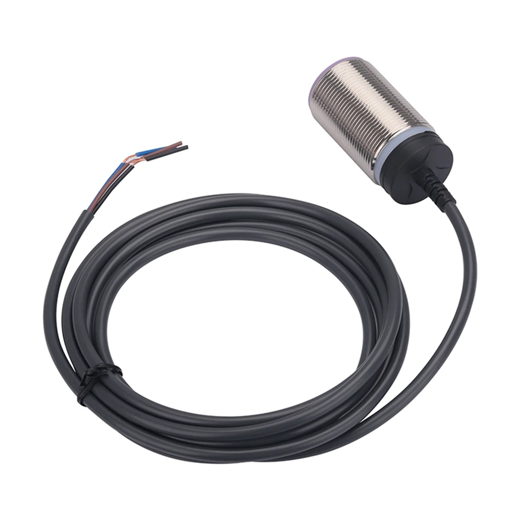 ABILKEEN Industrial Proximity Switch Dia 30MM Embeded Type Proximity Sensor with 10MM Detection Distance NPN/PNP Output