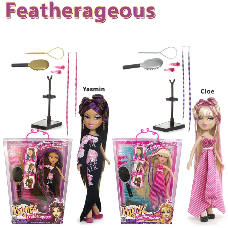 Bratz Yasmin Model Toys Girl Figure Kawaii Exquisite Student Desktop Ornaments Comb Hair Style Doll Dress Up Birthday Gi