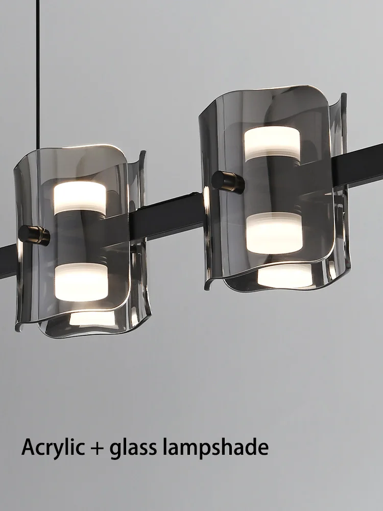

Nordic Hanging Led Pendant Lights For Dining Room Kitchen Island long Bar Chandeliers decoration home decor Black light fixtures