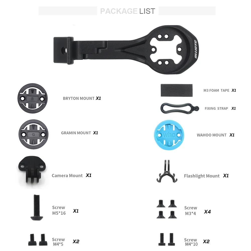GPS Bike Mount For C68 V4RS CC.01 Integrated Handlebar Computer Mount  Compatible with GPS/Garmin/Bryton/Wahoo Aluminum Alloy