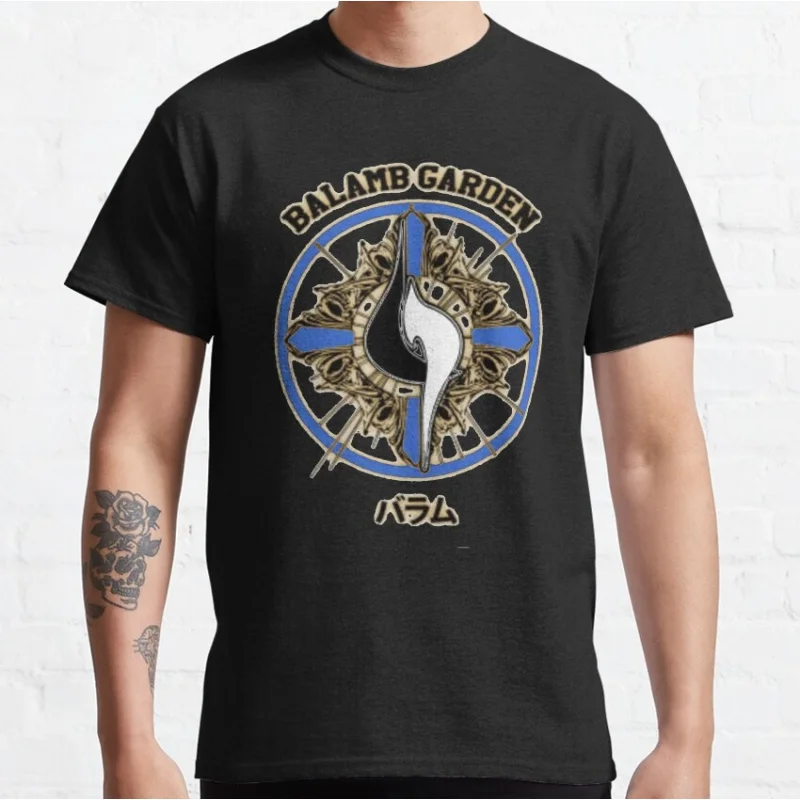 

Balamb Logo Final Fantasy Gift t shirt for RPG gamer 100% cotton tee Men's Short Sleeve Graphic Clothes All size tops
