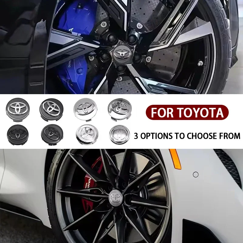 

4 шт., 57/62 мм, центральная крышка ступицы колеса автомобиля, крышка обода для Toyota Corolla RAV4 LEVIN Yaris C-HR Camry Prado Prius, автомобильные аксессуары