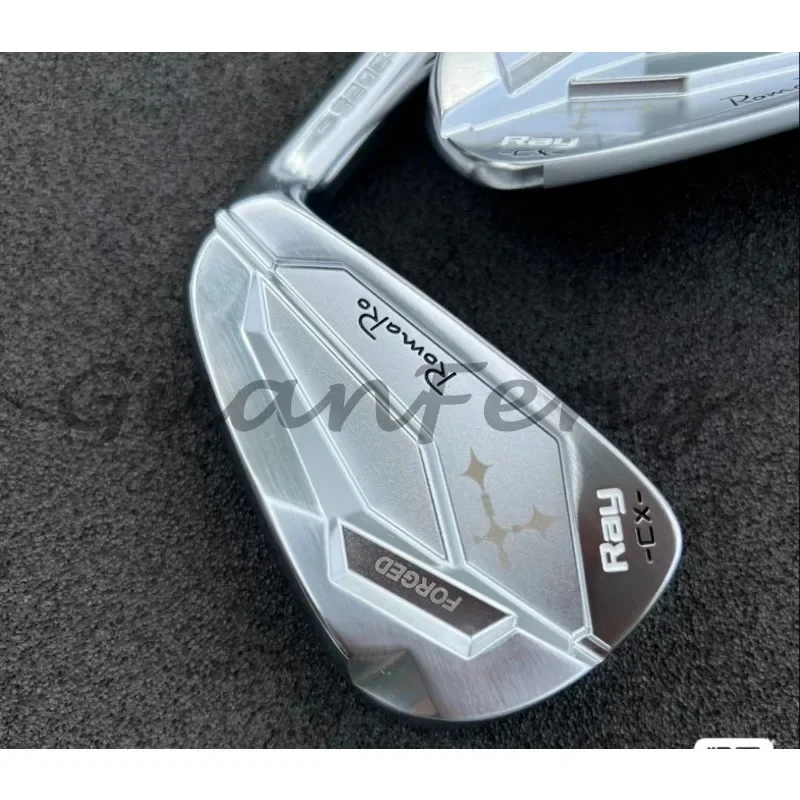 مجموعة حديد رجالي من LISM romaro Ray CX Golf Clubs حديد ناعم فضي 7 قطع (4,5,6,7,8,9,P) مع عمود جرافيت/فولاذي مع أغطية رأس