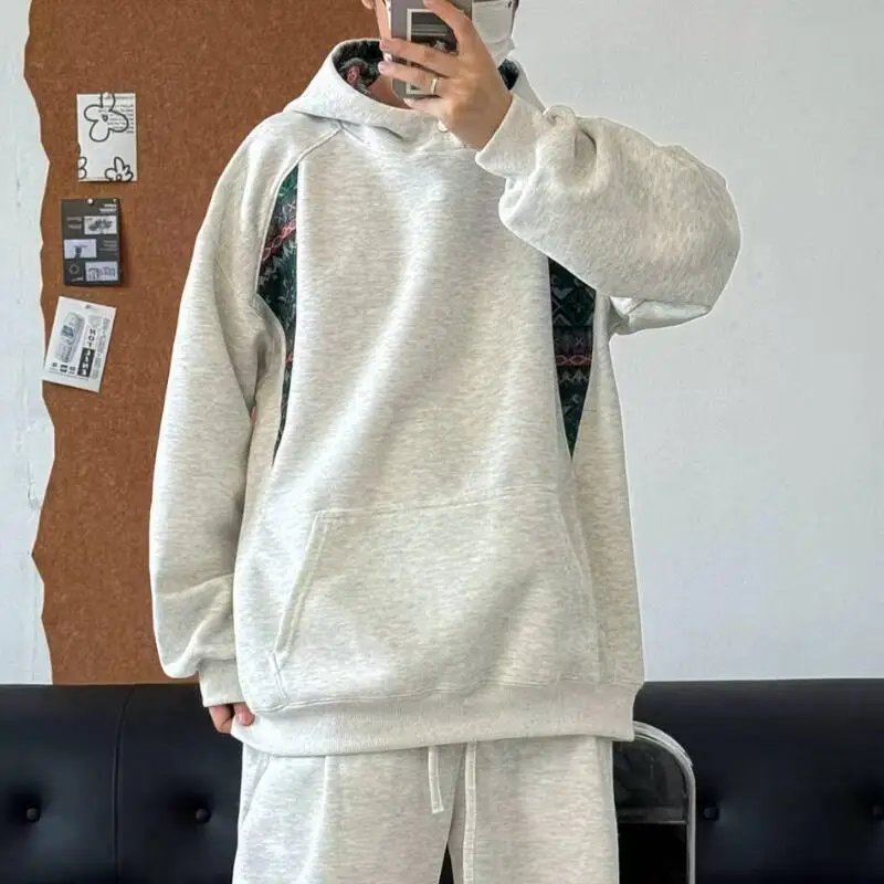 

Men's clothing jacket shirt Spring autumn clothing fashion y2k trend coat leisure hoodie zipper hooded homewear Youth outfit new