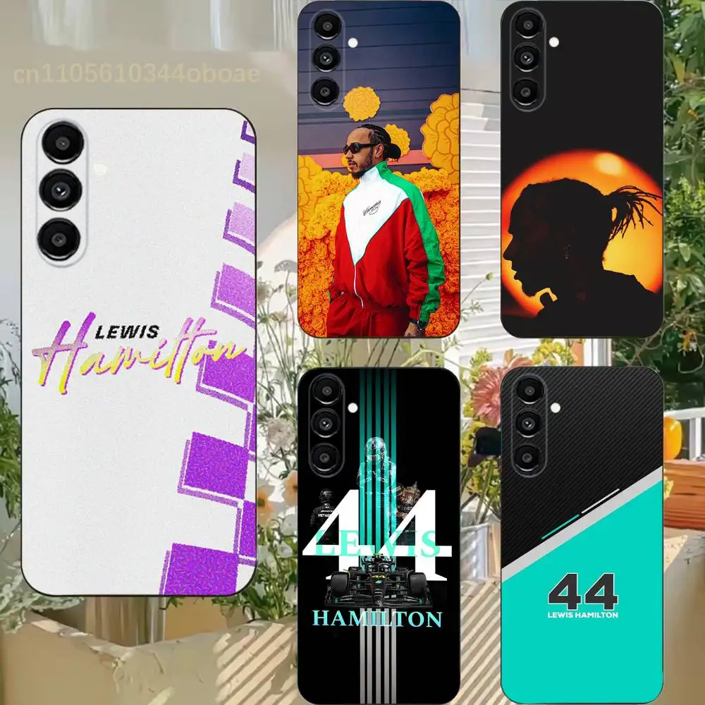 44 L-Lewis H-Hamilton-S Phone Case For Samsung S25,24,21,22,23,20,S30,Ultra,Plus,Fe,Lite,Note,5G Black Cover