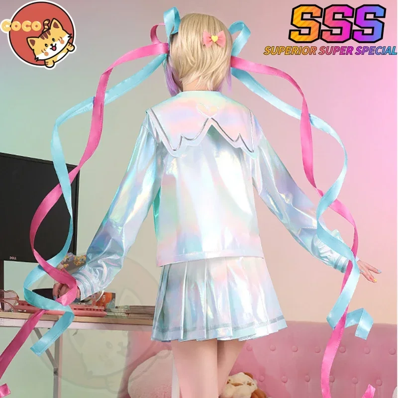 CoCos-SSS Game Needy Girl Overdose KAngel Cosplay Costume Game NEEDY STREAMER OVERLOAD Cosplay KAngel Costume with Cosplay Wig