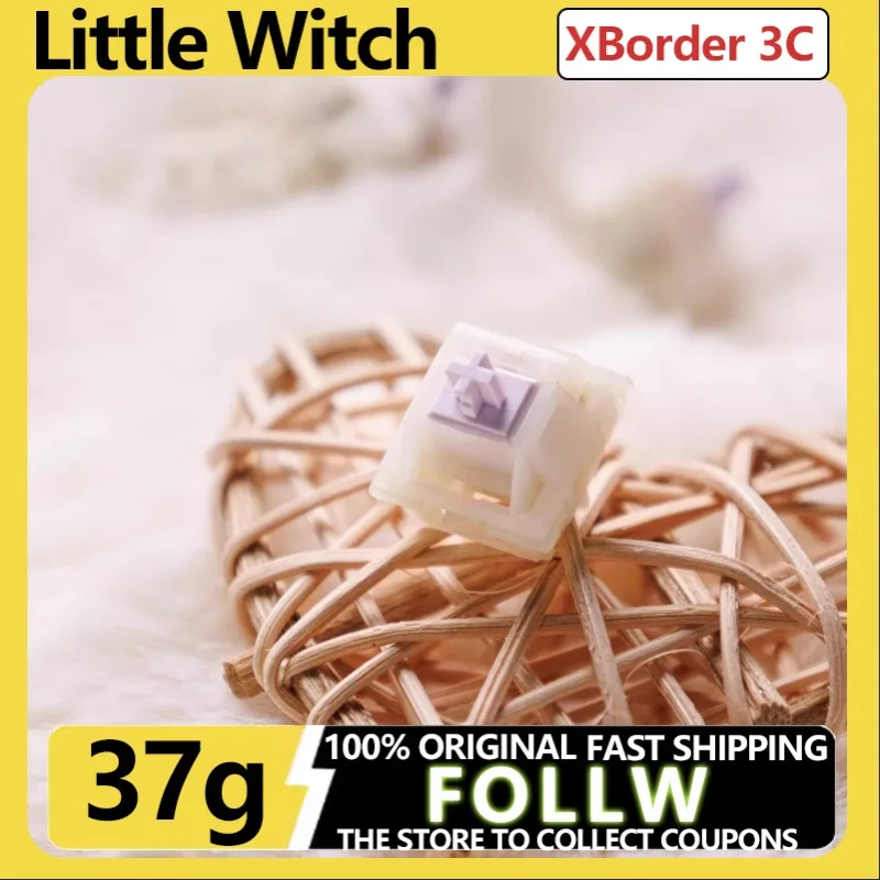 

Little Witch Switch Clicky Linear Switch Thick POM Bottom Housing Solid Bottom Out Sound Smooth Feel Custom Mechanical Keyboard