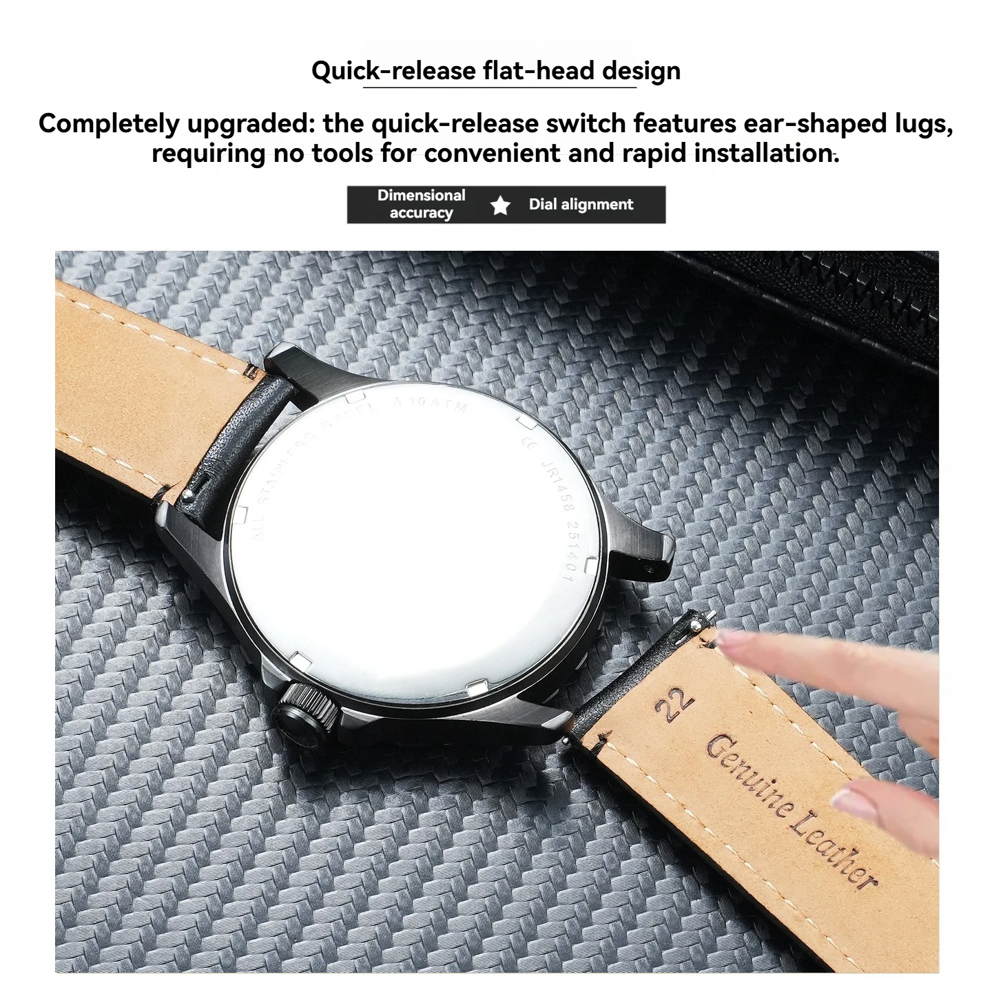 Suitable for FOSSIL Genuine leather strap FTW1114/FS5151 first layer cowhide watchband accessories 20 22mm