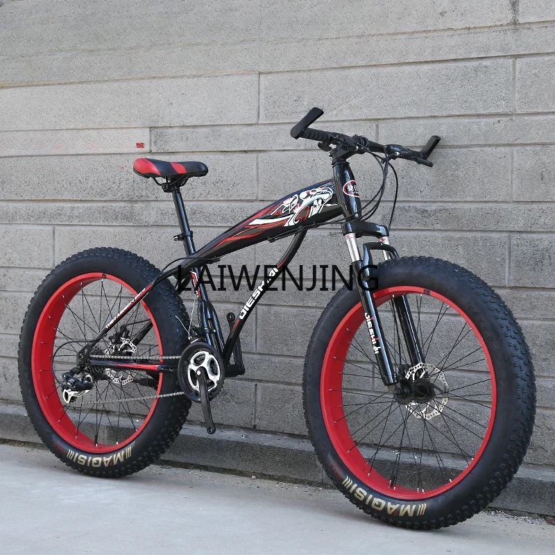 HLZ Mountain Bike 4.0 Large Tire Shock Absorption Variable Speed Off-Road Dual Disc Brake