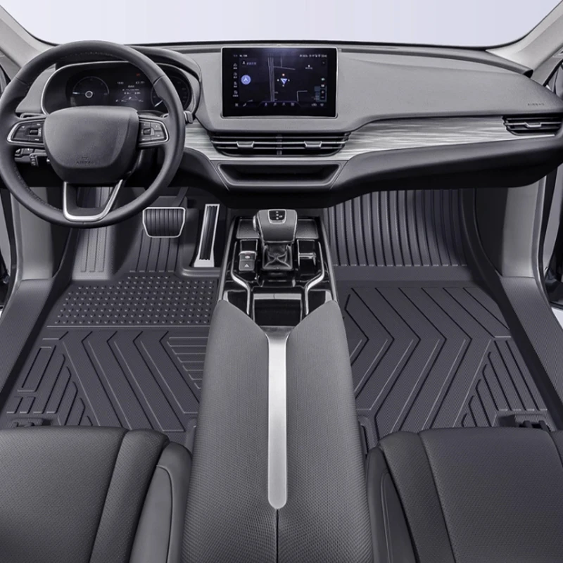 

For Hongqi E-QM5 2023 2024 2025 TPE Floor Mats Special Full Surround Car Interior Decoration Carpets Accessories Modified